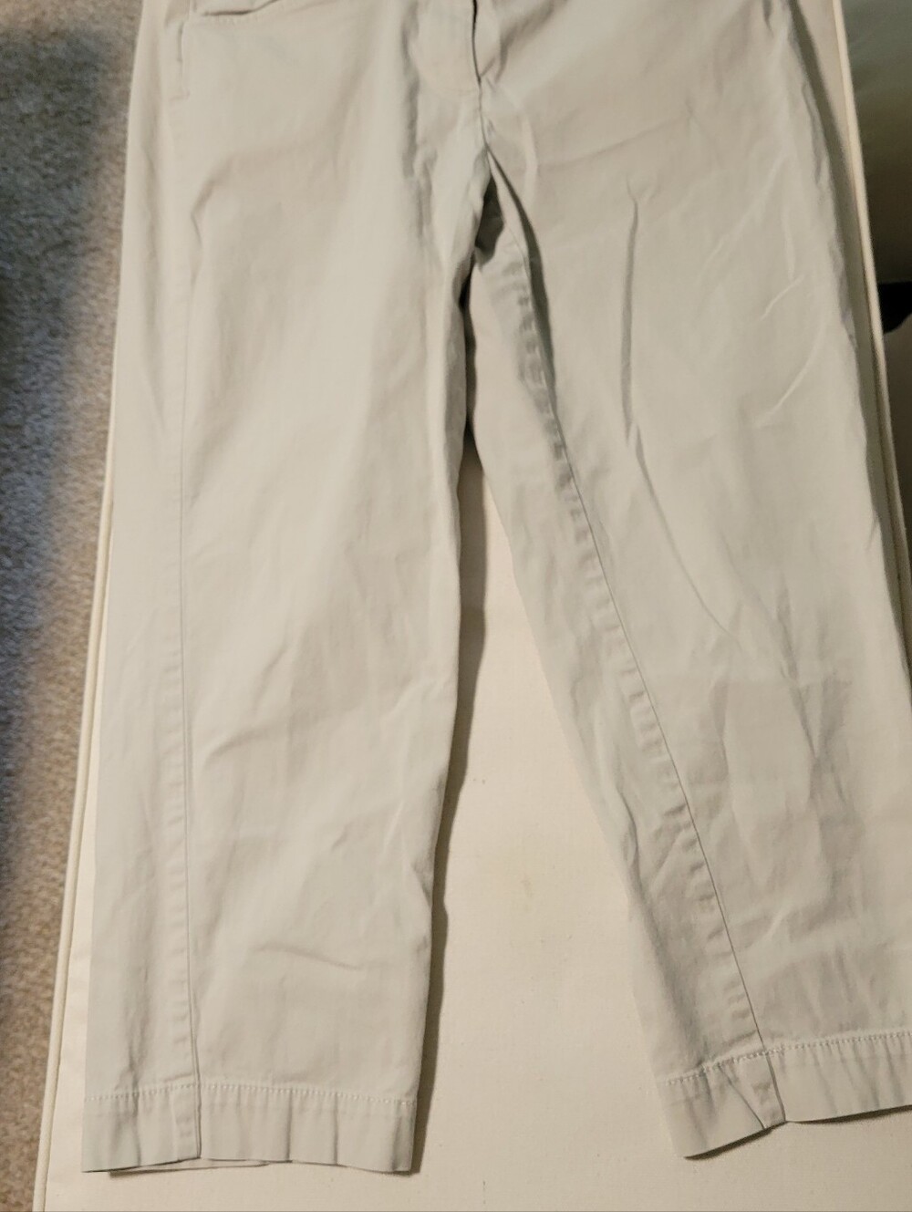 LOFT Womens Original Crop Chino Pants